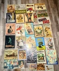 Vintage Metal Tin Signs Collection – 30+ Retro Advertising Wall Art Plates
