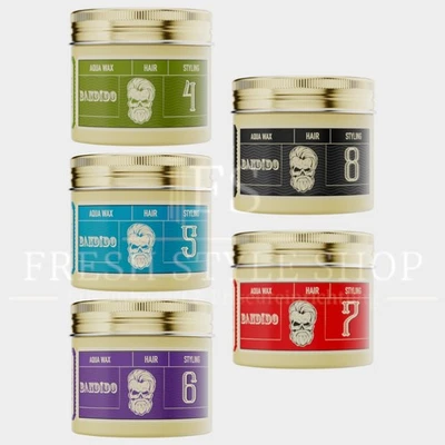 6x BANDIDO Aqua Haarwachs Hair Wax 125ml ( Alle Sorten - Sorte Auswählbar )