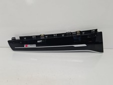 AUDI A8 MK4 (D5) 2017-2024 LEFT DASHBOARD TRIM PANEL ONYX BLACK 4N2857200A