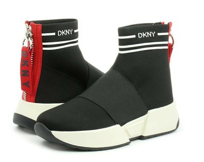dkny marini slip on sock trainer