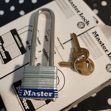 Lot of 8 - Master Lock Long 7KAJL Lockout Padlock K2293