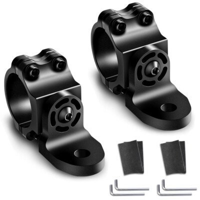 2pcs Whip Light Mount Flag Bracket 1.75''-2'' Adjustable For Polaris RZR Ranger X3