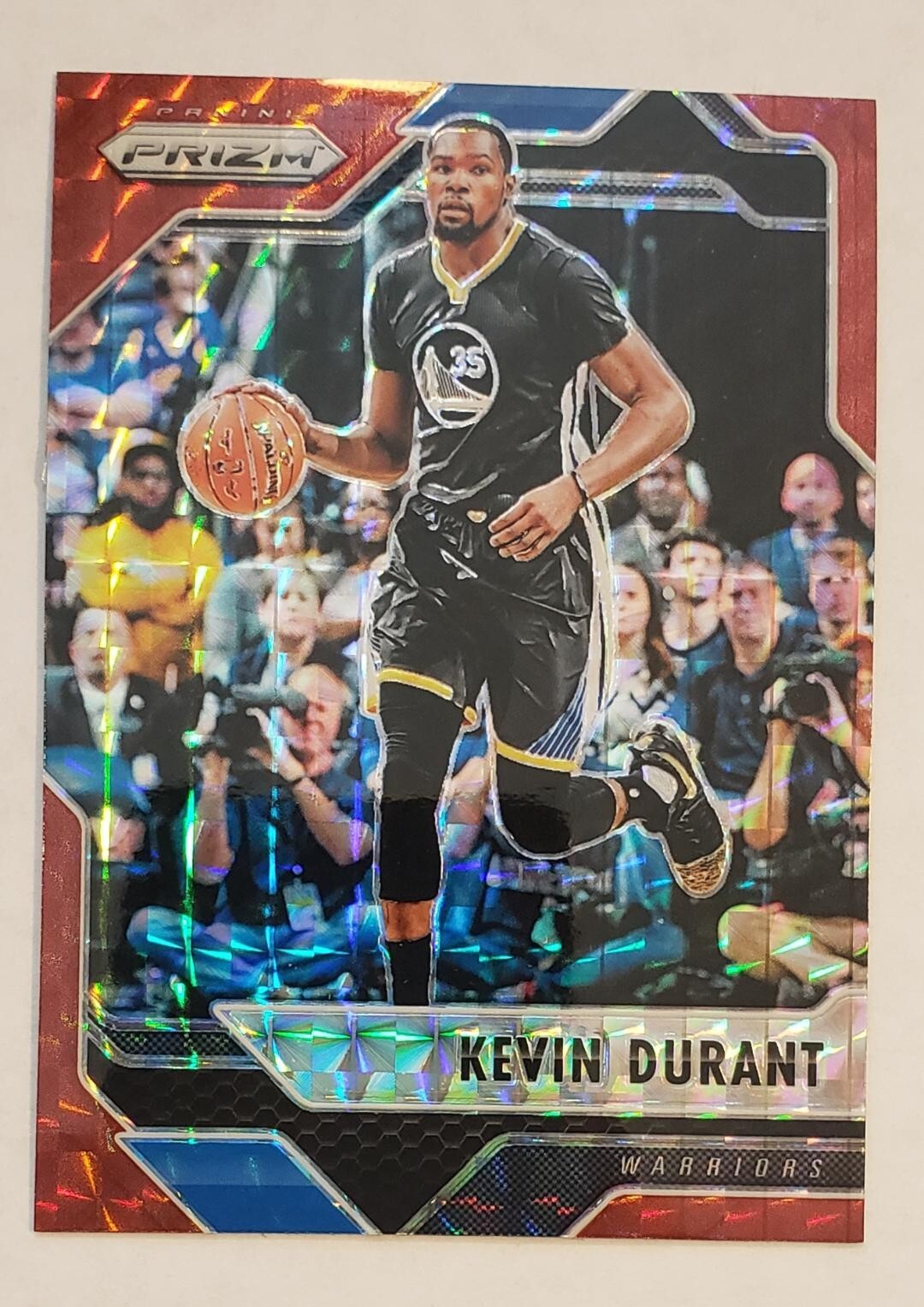 Kevin Durant 2016-17 Panini Mosaic Red Prizm SP Warriors # 56 NM or better