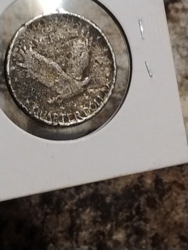 1918/17 S Quarter Standing Liberty Enviromental Damage - Picture 7 of 15