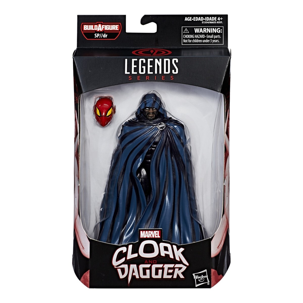 Marvel Legends Series Cloak Figure - 6-inch Spider-Man Action Figure With SP//dr Build-A-Figure Part