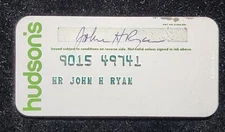 Hudson's  Charge Card.  Princess size. Our cc2342