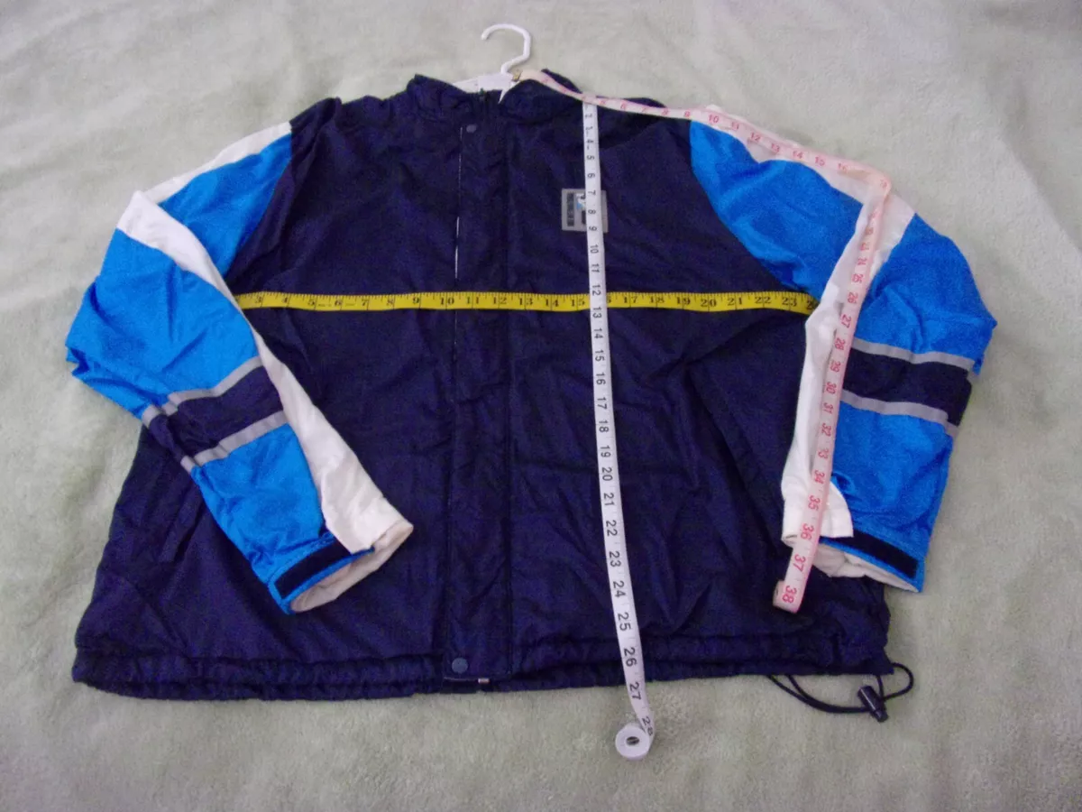 NIKE International Track Jacket Navy-Blue-White Vintage 90's