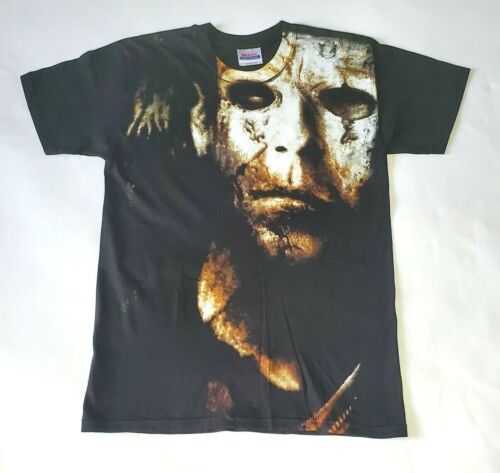 Camiseta vintage Halloween 2 Michael Myers película de terror H2 Rob Zombie  S | eBay