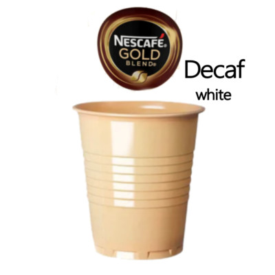 Nescafe Gold Blend Weiß DECAF für 73 mm In-Cup Automaten Getränke x300