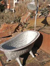 Fioriera vasca con doccetta zinco fioriere sopravaso fioriera trogolo per piante