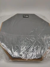 Mendini By Cecilio RealFeel 2-Sided Speed and Workout Drum Pad Gray 12 in.