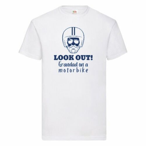 Look Out Grandad On A Motorbike T-Shirt Small-2XL - Picture 17 of 28