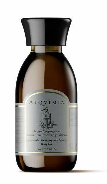 ACEITE CORPORAL DE MANZANILLA, ROMERO Y ENEBRO ALQVIMIA 150 ml