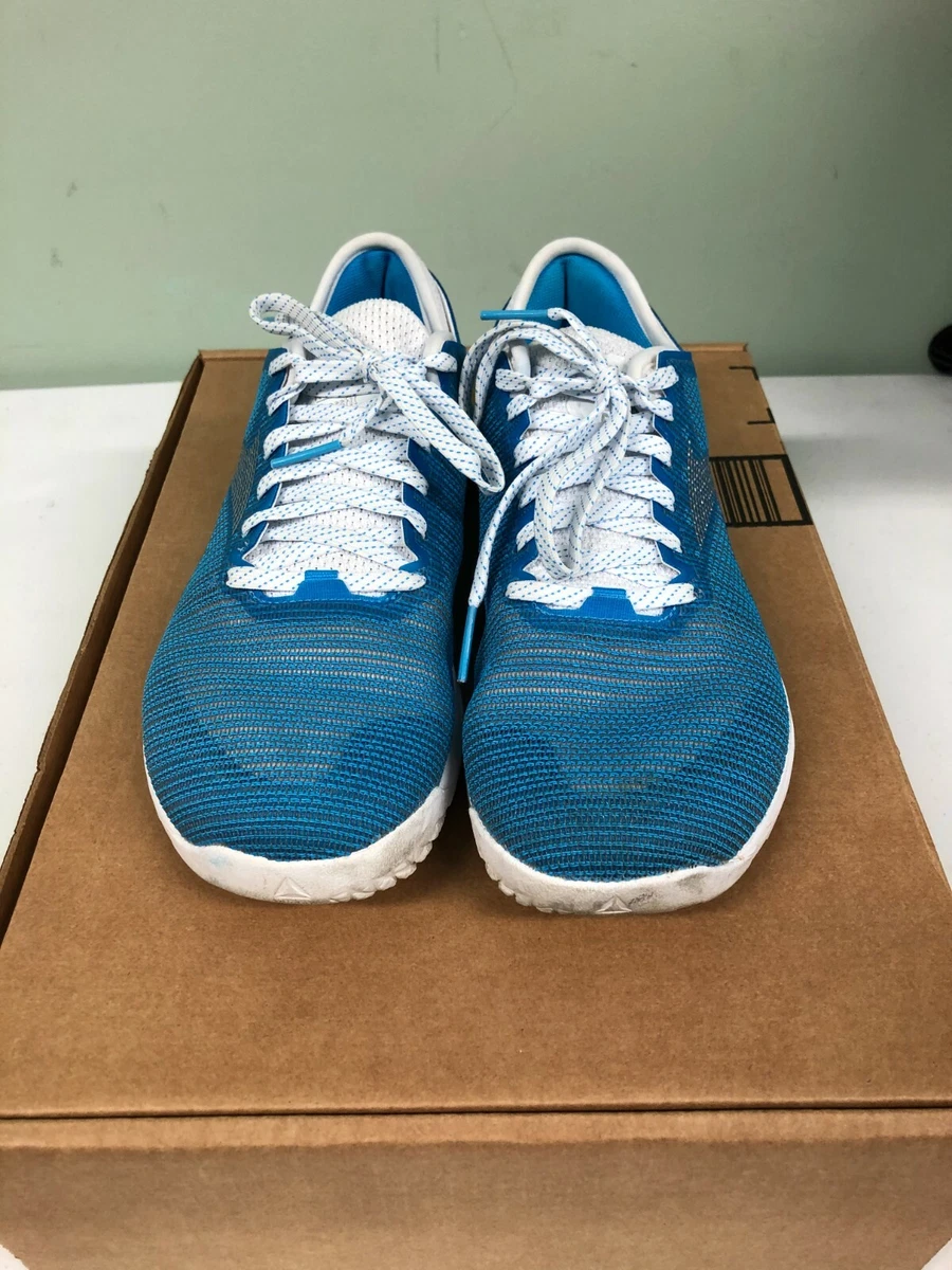 Reebok Women s Nano 9 Cross Trainer Shoes Size 9.5M White Cyan DV6362