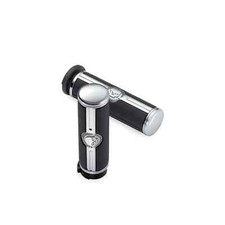 Empuñadura De Moto Con Diseño Llama Cromada Para Harley Sport Glide Tour Y FXRT