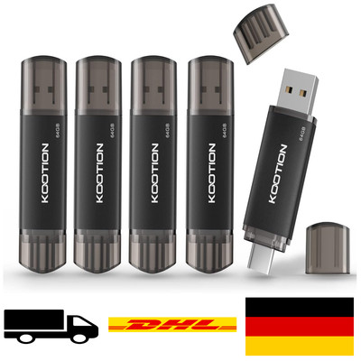 64GB USB C Stick   5er Pack | OTG 2.0 Speicher