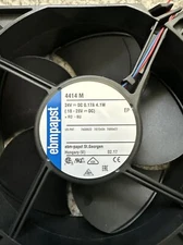 NEW 120X120X38mm EBMPAP Plastic 4414 M DC24V 0.17A Cooling Fan 4.1W Black