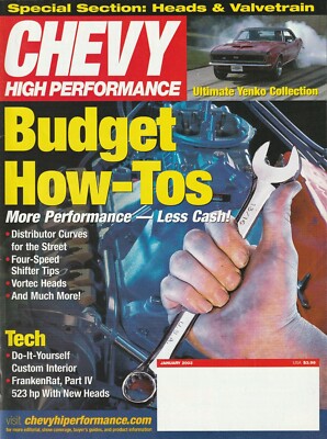 CHEVY HIGH PERFORMANCE MAGAZINE 2003 COMPLETE YEAR 12 ISSUES