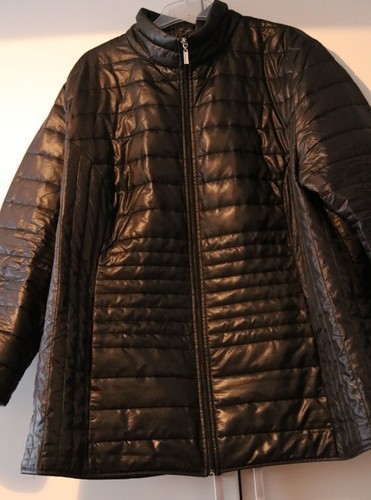 Leicht gefütterte Jacke, Gr. 52, schwarz, ansehen, lesen! - Bild 3 von 4