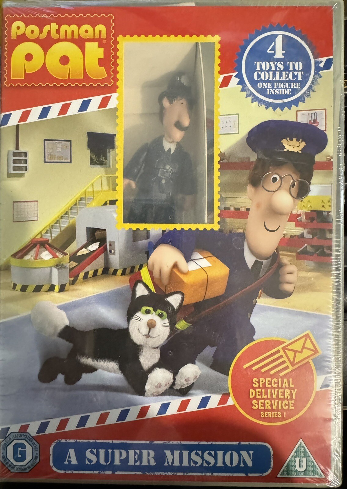 Postman Pat - Special Delivery Service - A Super Mission (DVD) New With Figure
