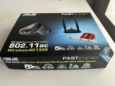 ASUS PCE-AC56 802.11ac Dual-Band Wireless-AC1300 PCI-E Adapter