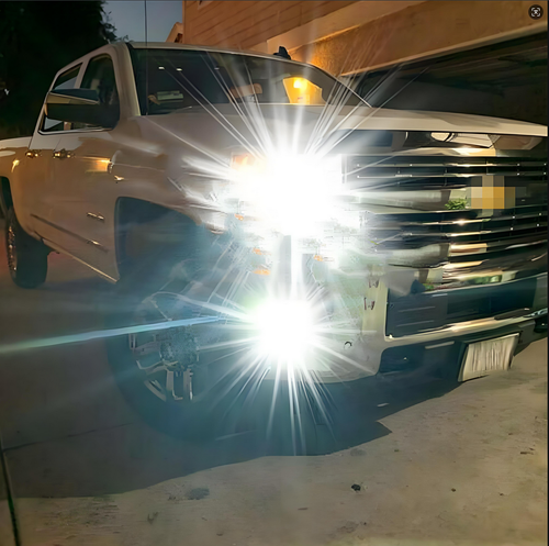 For Ram 1500 2500 3500 2013-2018 Combo LED Headlight Fog Light Bulbs Xenon White - Picture 7 of 16