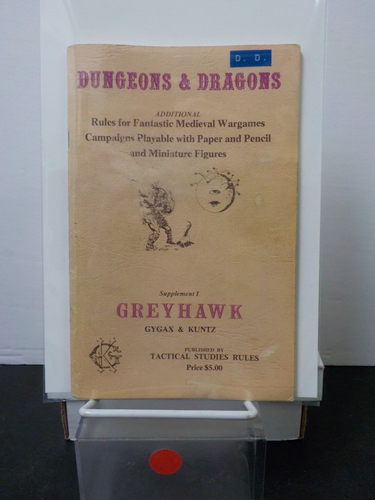 G331 Dungeons & Dragons Greyhawk Supplement 2nd Print Gygax & Kuntz 1975 - Picture 1 of 11