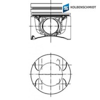 Kolben Kolbenschmidt 40262600 FüR Renault Laguna Iii Nissan