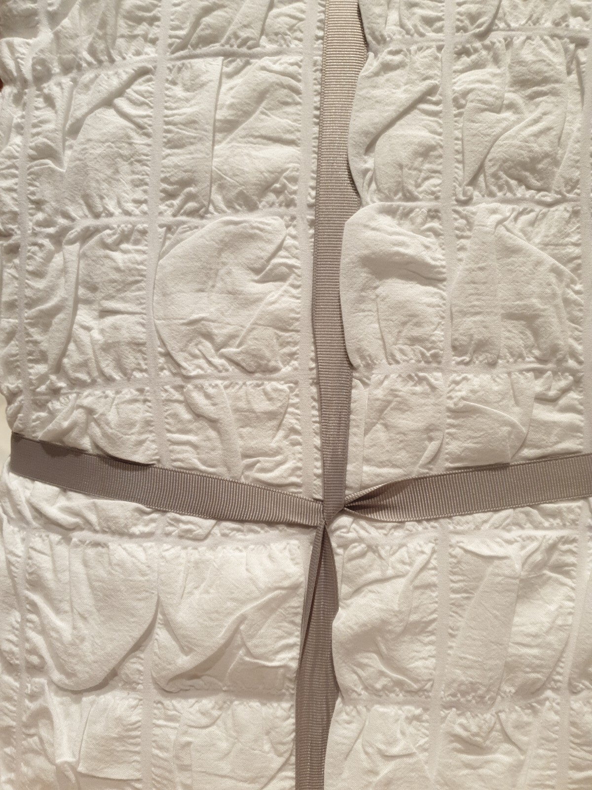 Hotel Collection Seersucker Cotton KING Size Duvet Cover Set White eBay