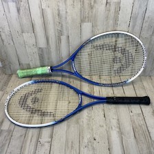 HEAD TI Conquest Nano Titanium 2 Tennis Rackets Blue White - 4 1/8" 4 1/2