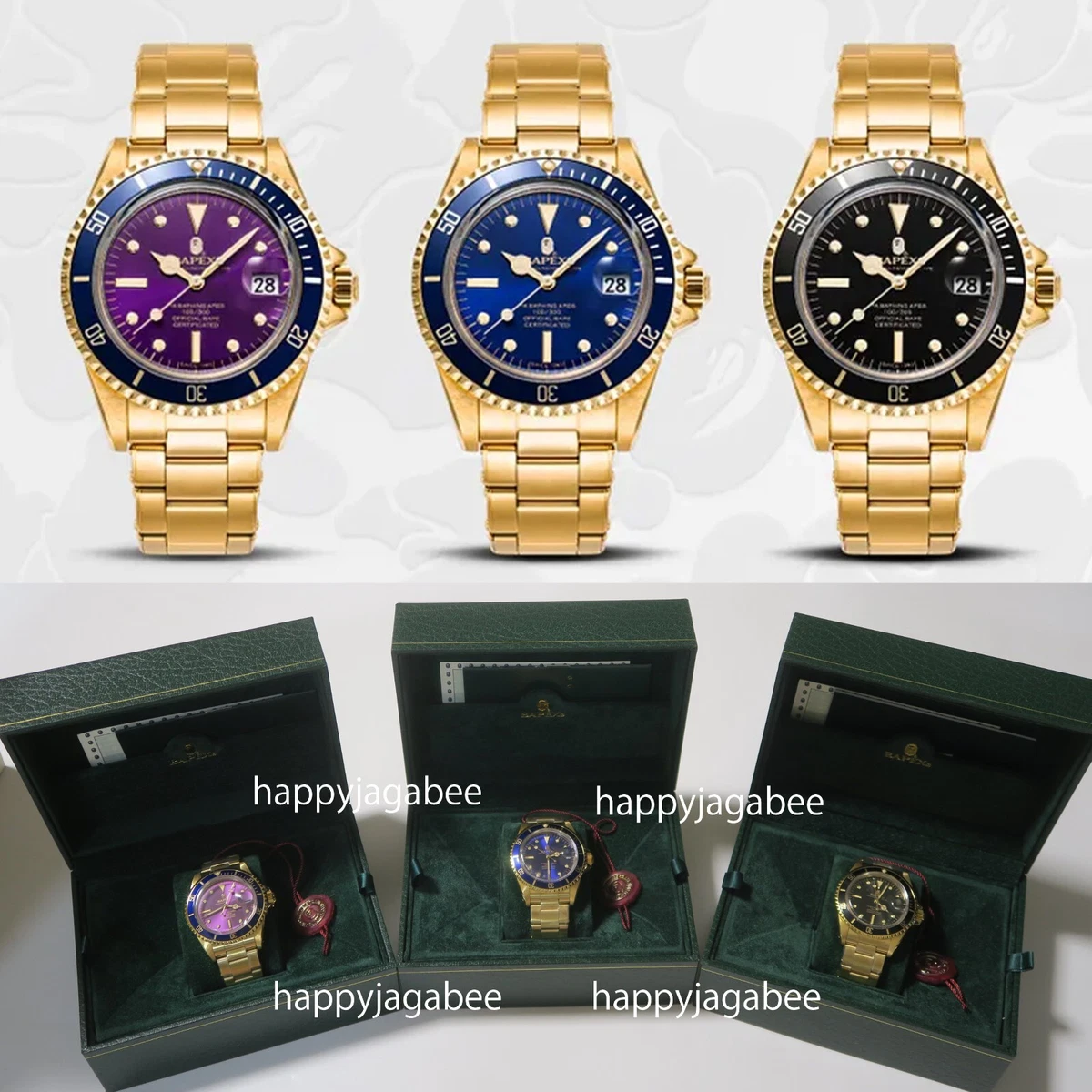 A BATHING APE Men's Goods CLASSIC TYPE 1 BAPEX Black / Blue