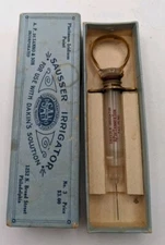Antique A.P. DeSanno & Son Sausser Irrigator Dakin's Solution. Platinum Iridium 