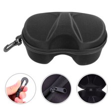 Portable Ski Snowboard Goggles Box EVA Carrying Case with Zipper
