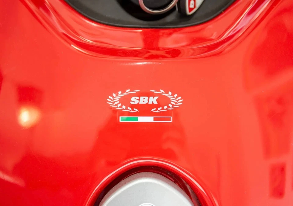 Ducati Superbike 999 Gas Fuel Tank Sticker Decal Italian Flag Laurel Wreath SBK - Image 2 of 2