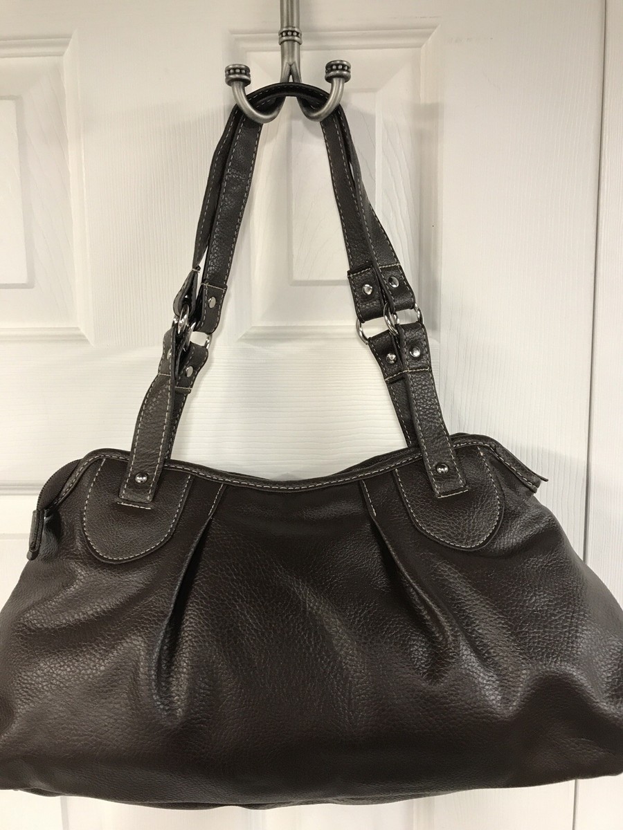 Hobo Alfred Dunner Satchel Alfred Dunner Brown Faux Leather Hobo