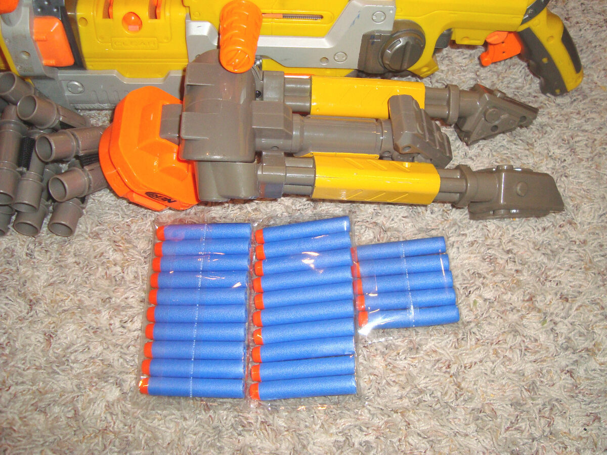 NERF VULCAN EBF-25 PULSE RIFLE CHAIN GUN 8 FEET TRIPOD, Belt NERF VULCAN EBF-25 PULSE RIFLE CHAIN GUN 8 FEET TRIPOD, Belt