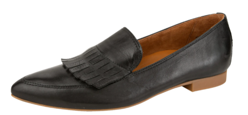 PAUL GREEN Damen Schuhe Slipper Loafer Leder schwarz flach Größe 4 37 NEU Y46 - Bild 1 von 6