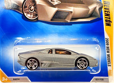 2009 1:64 Hot Wheels New Models 21/42 Lamborghini Reventon Dark Gray 021/190