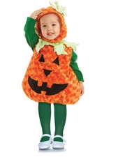 Belly Babies Plush Pumpkin Costume Toddler 18-24 Months