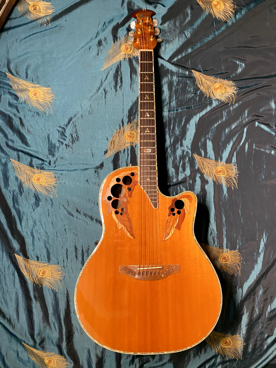 RARE Ovation 1987-4 Collector's Series Acoustic Electric Guitar