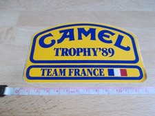 Autocollant CAMEL TROPHY' 89 - TEAM FRANCE