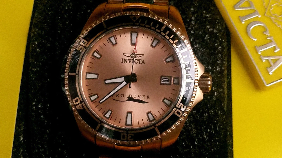 自動巻＆クォーツ☆オールゴールド INVICTA Pro Diver 45817 INVICTA 
