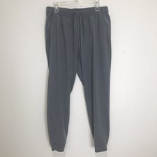 Members Mark Travel Jogger Pants Charcoal Gray Pockets Elastic Waist Women XL
