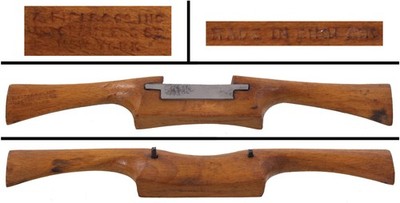 Extra Clean A.E. Field & Company 1 1/2'' Blade Beech Spokeshave - mjdtoolparts