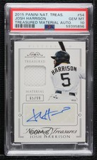 2015 Panini National Treasures 65/99 Josh Harrison #54 PSA 10 GEM MT Auto z0q