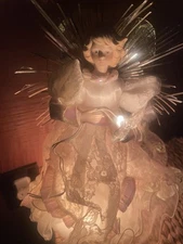 Vintage 90s House Of Lloyd Christmas Around The World Shimmering Angel Tree Top