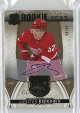 2022-23 The Cup Rookie Class of 2023 Gold Foil 3/50 Jonatan Berggren Auto 2oh