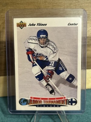 1991-92 Upper Deck Czech World Juniors Juha Ylonen #36 Finland
