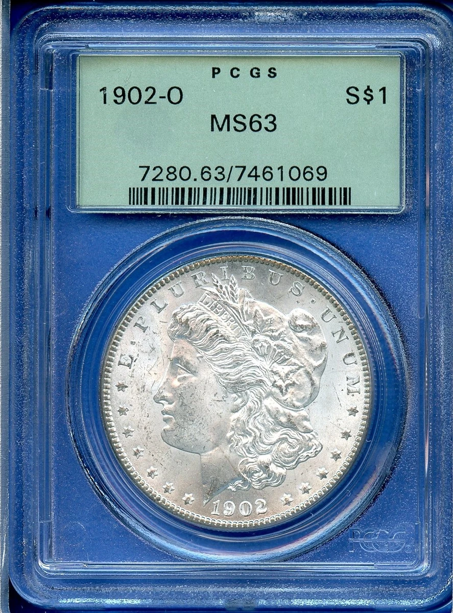 MS 63 Graded 1902 Year Morgan US Dollars (1878-1921) for sale | eBay