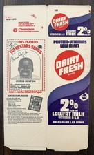 Chris Hinton Colts 1986 Dairy Fresh NFL Players Milk Carton #24 Northwestern